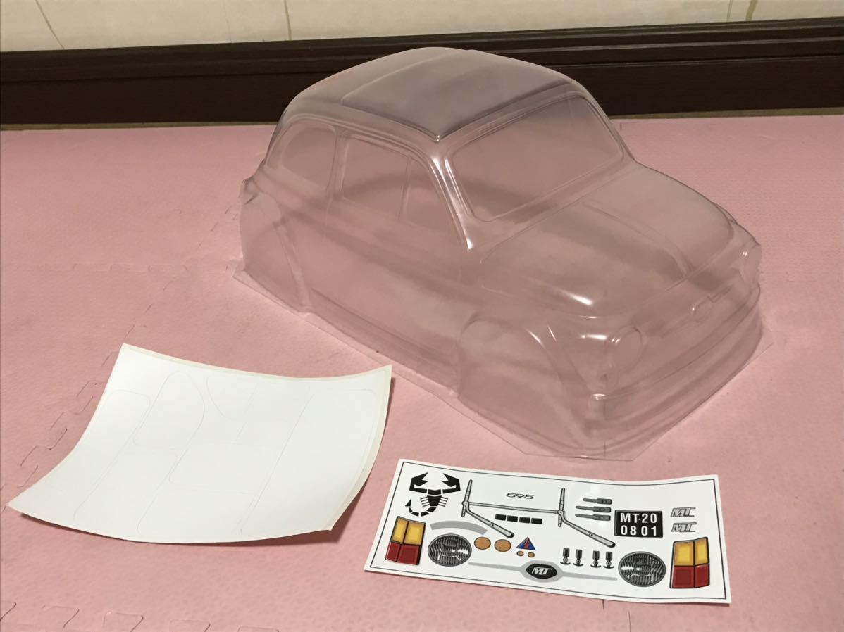 オリジナル 送料無料 Mシャーシ フィアット 未塗装 ラジコンボディ
