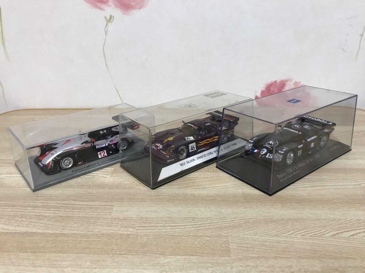 送料無料　1/43 パノス GTR1 LMP01 レーシングカー ミニカーセット スパーク スターター アクション SPARK starter ACTION Panoz Le Mans_画像8