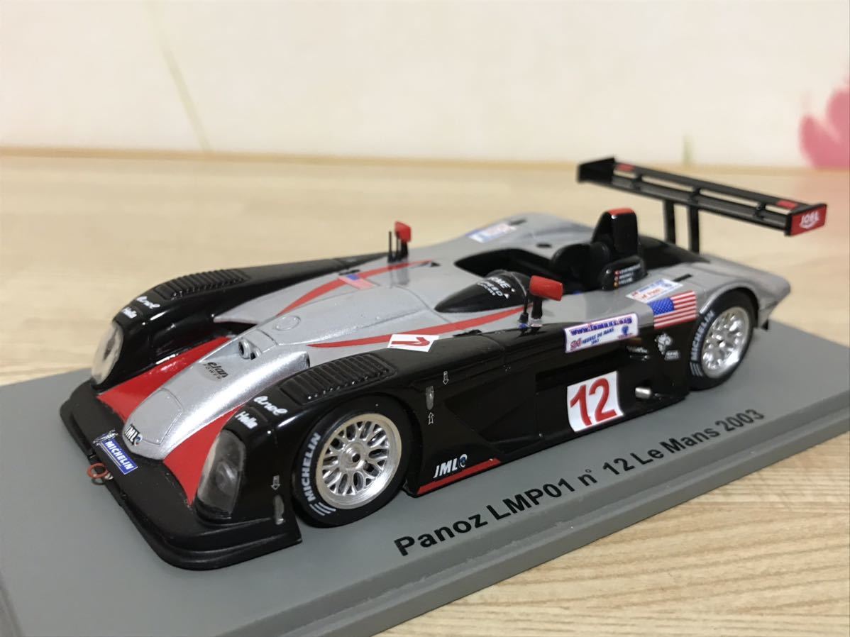 送料無料　1/43 パノス GTR1 LMP01 レーシングカー ミニカーセット スパーク スターター アクション SPARK starter ACTION Panoz Le Mans_画像6