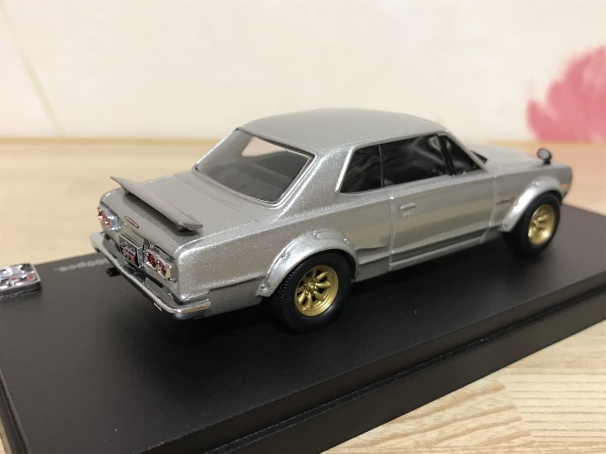 送料無料　1/43 日産 スカイライン 2000 GT-R KPGC10 ハコスカ ミニカーセット 京商 国産名車コレクション KYOSHO 旧車 街道レーサー_画像5