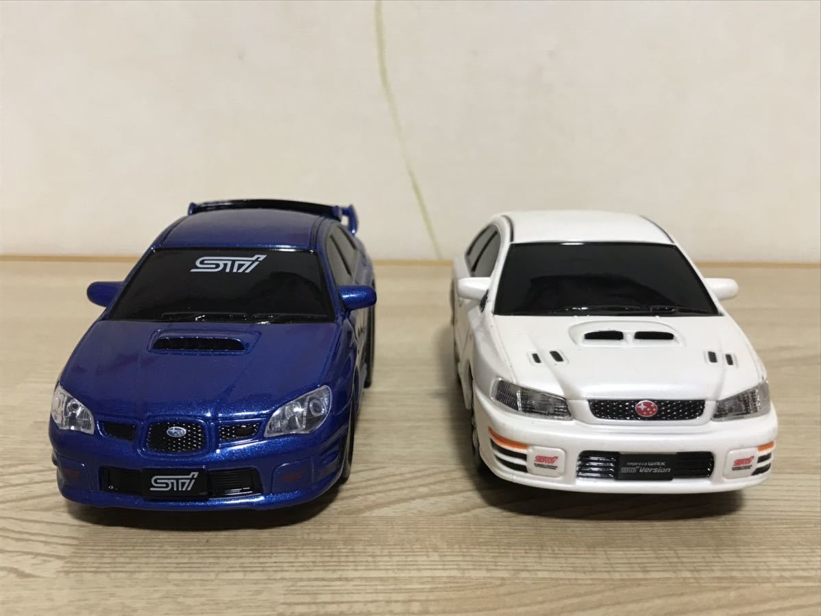 ドライブタウン スバル STI プルバックミニカー 超激レア品!! 送料無料 ドライブタウン スバル インプレッサ ミニカーセット