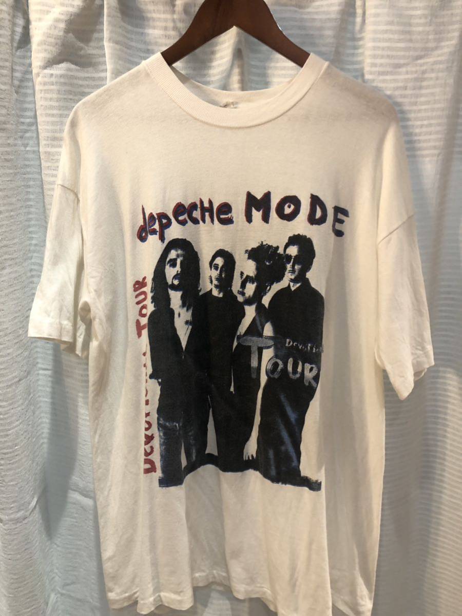 Depeche Mode band T-shirt vintage Vintage that time thing single stitch  Tour T-shirt tepeshu mode : Real Yahoo auction salling