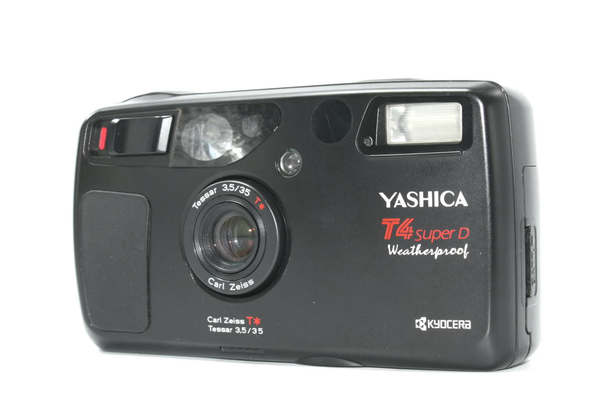 1円スタート 完動 YASHICA ヤシカ T4 SUPER D Carl Zeiss Tessar 3.5mm