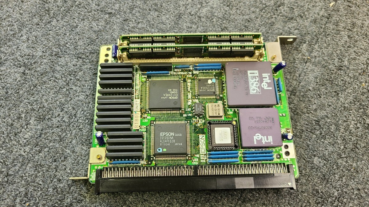 保障できる CPUボード PC-386GS EPSON intel ジャンク 未チェック