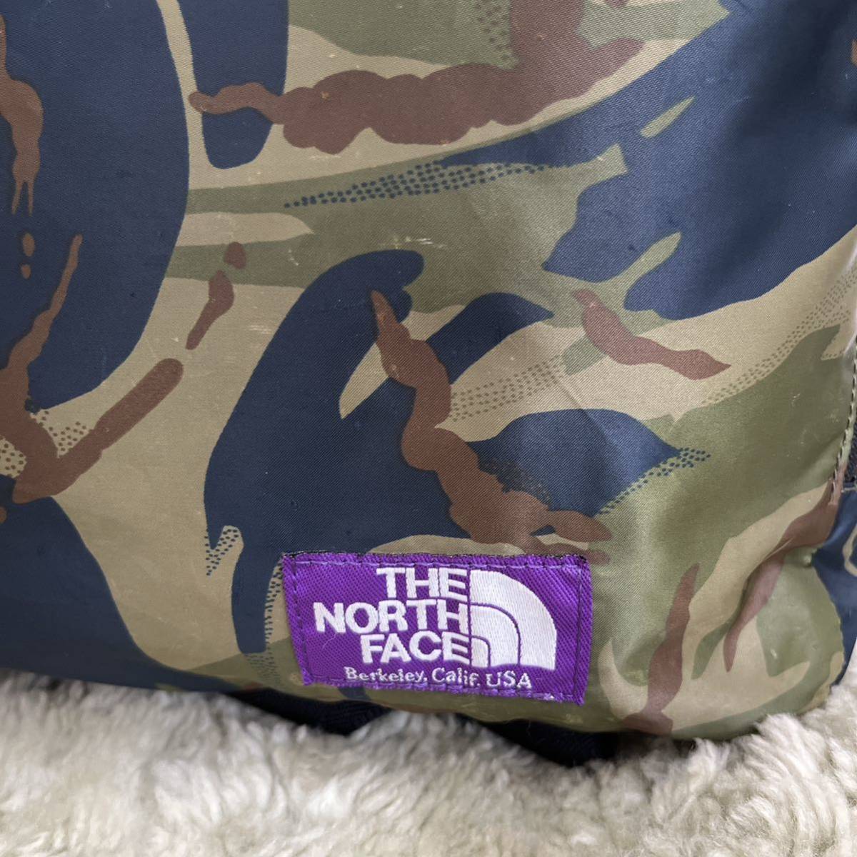 送料無料　THE NORTH FACE PURPLE LABEL ザ ノース フェイス パープルレーベル　3WAY バッグ ナナミカ　カモフラ　ナイロン　リュック_画像4