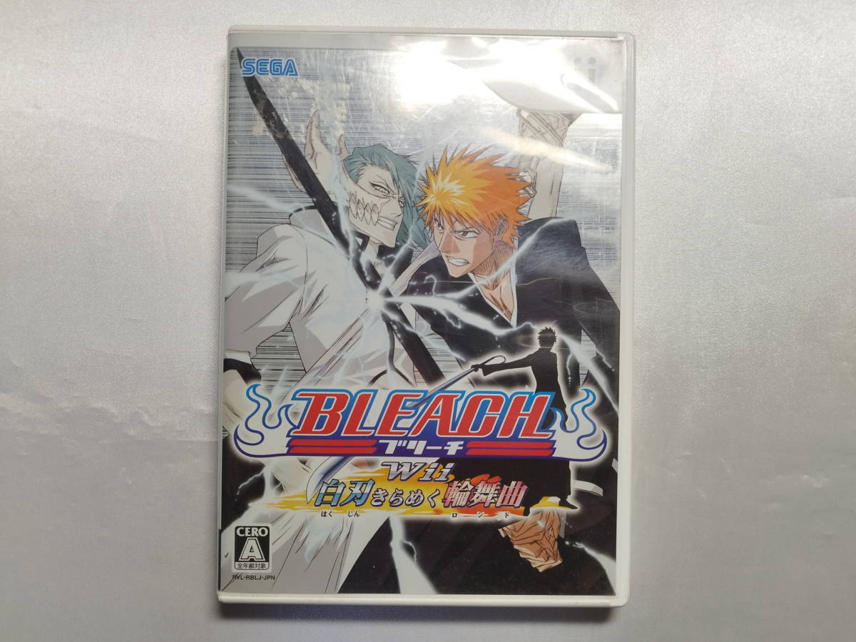 【中古品】 Wiiソフト BLEACH Wii 白刀きらめく輪舞曲_画像1