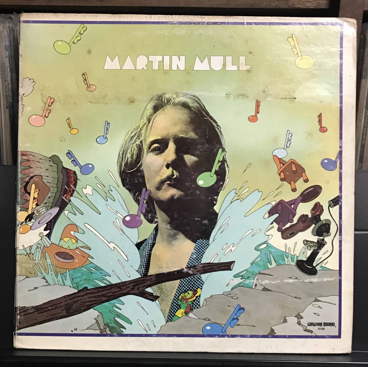 Martin Mull レコード　USオリジナル盤 白ラベル　John Simon Levon Helm _画像1