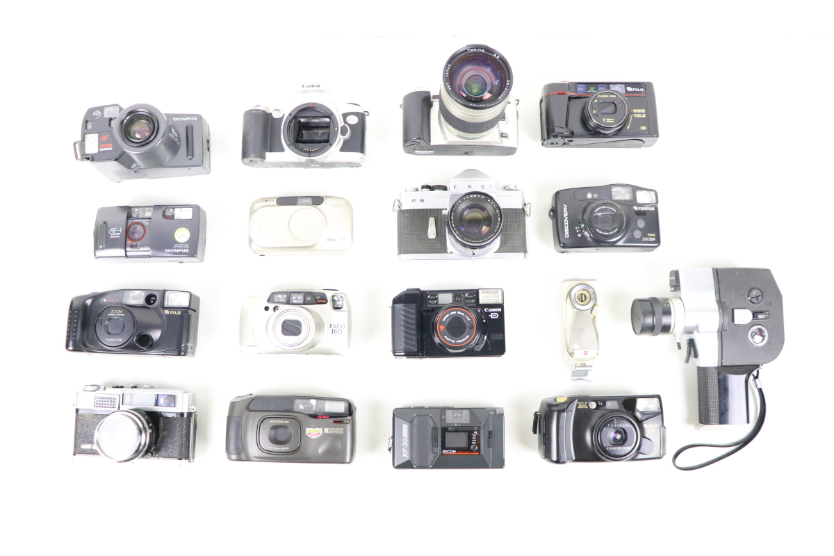 通販激安】 フィルムカメラ 16点 まとめ RICOH/KONICA/FUJIFILM