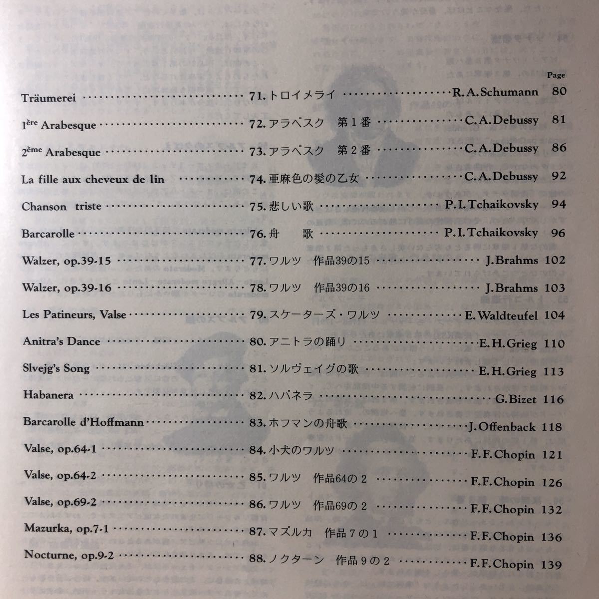 NA3457N428　ピアノ名曲110選 グレードＢ　1983年5月発行 楽譜バンドスコア_画像3