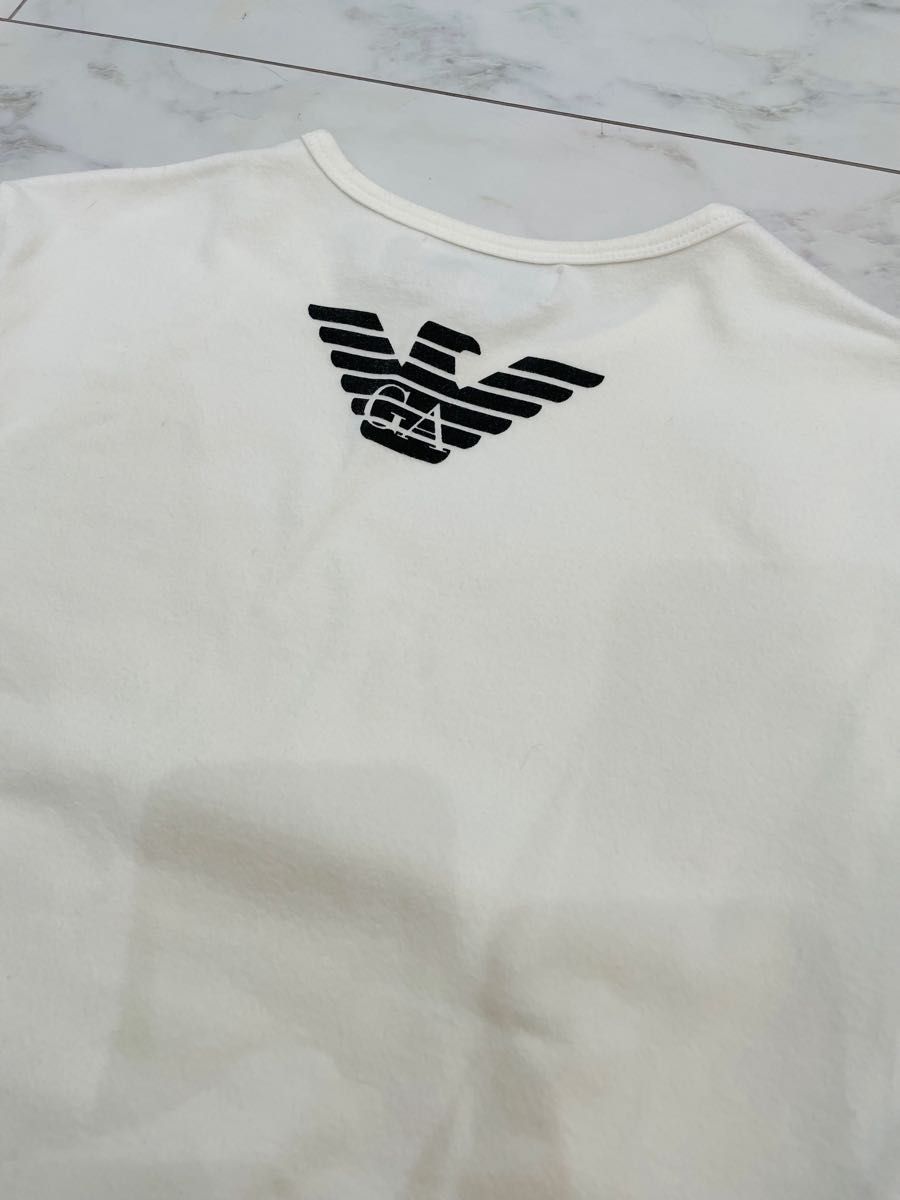 エンポリオアルマーニ バックプリント 半袖Tシャツ S
