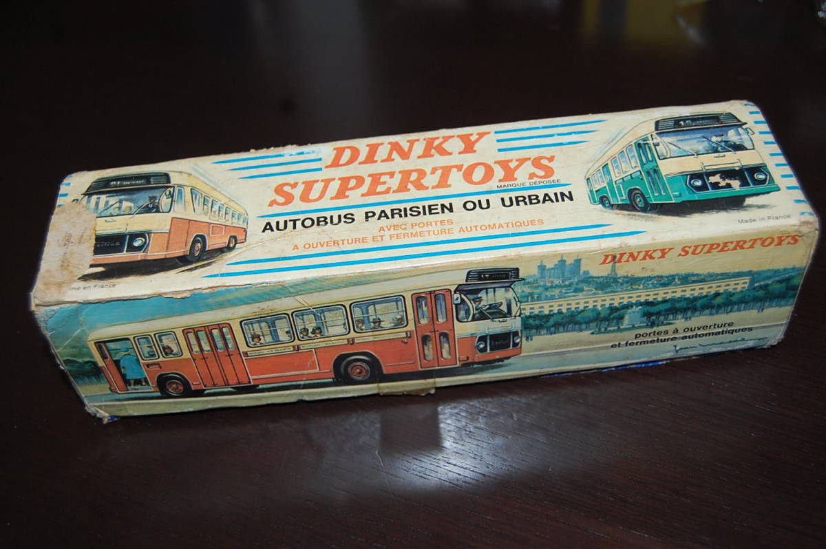 DINKY TOYS 889 Autobus Berliet Paris Bus 1969年フランス製　ハ59_画像9