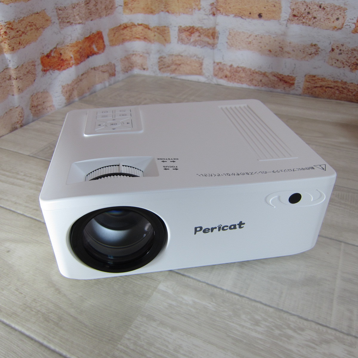 7421PA23【ほぼ未使用】【5GWiFi&収納バッグ付き】Pericatプロジェクター 小型 1080P/5G&2.4GWiFi/16000ルーメン/4K対応/Bluetooth
