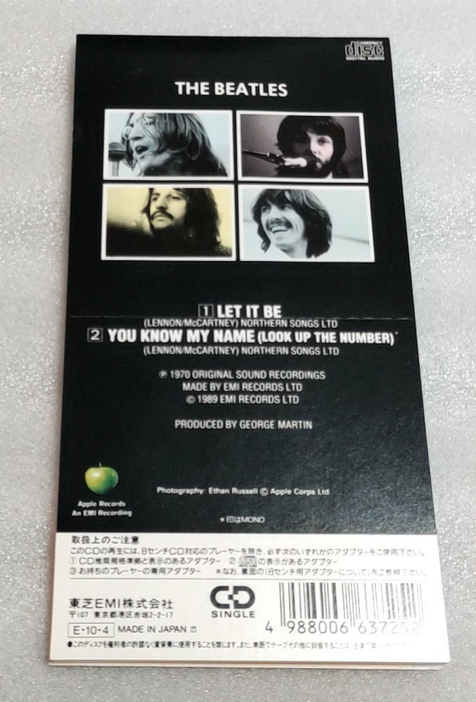 8cm シングル CD LET IT BE|東芝 EMI THE BEATLES ザ 8cm シングル CD LET IT BE|東芝 EMI THE BEATLES ザ