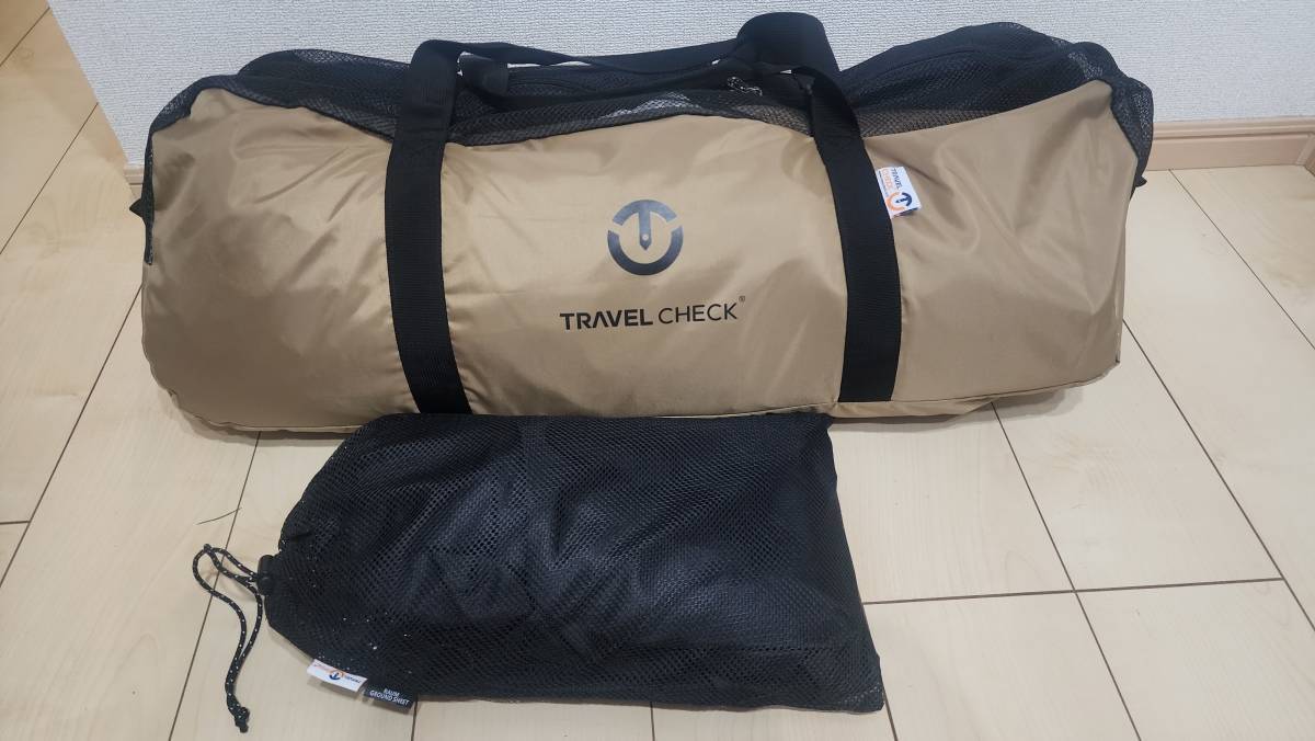 TRAVEL CHECK RAUM 2.0 / トラベルチェック ラウム テント 黒 ジェットブラック