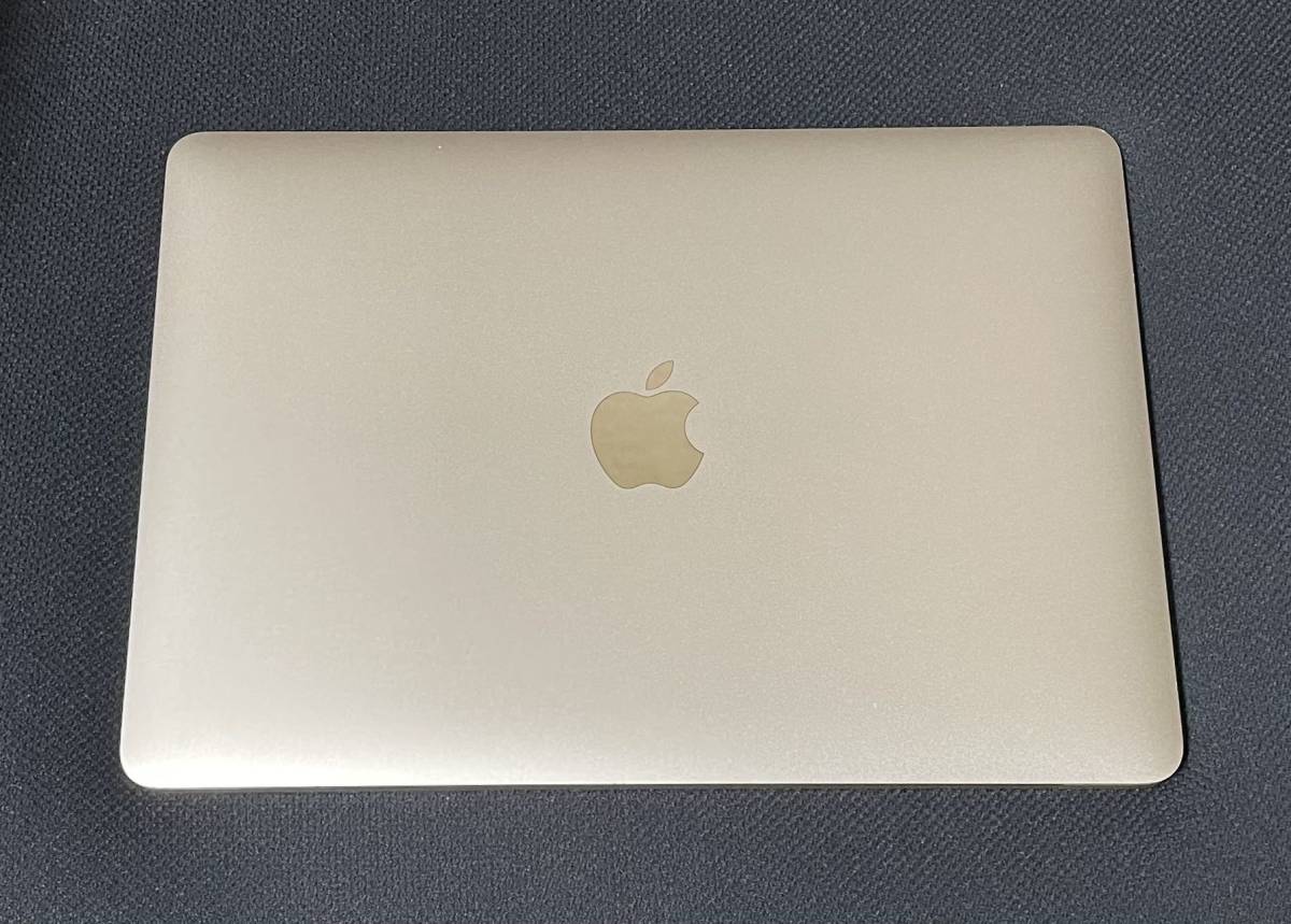 C154 ゴールド Apple MacBook Retina 12インチ M3 CPU /メモリ8GB/ SSD256GB_画像2