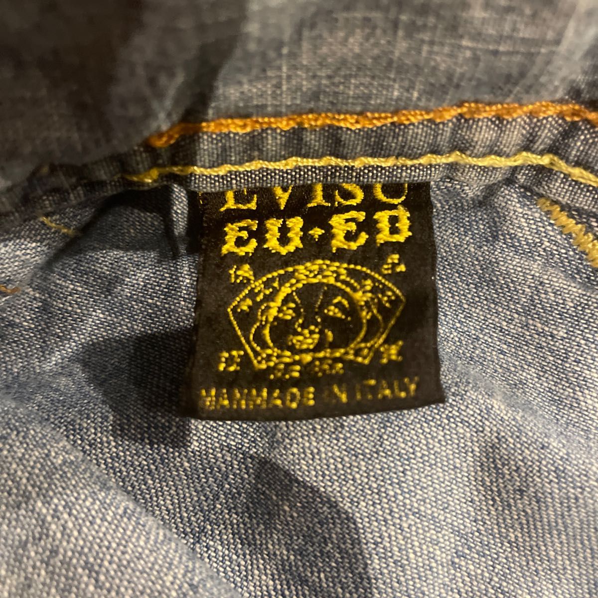 期間限定！　超激レア！！EVISU EU ジーンズ　初期　デザイナーダメージ仕上げ