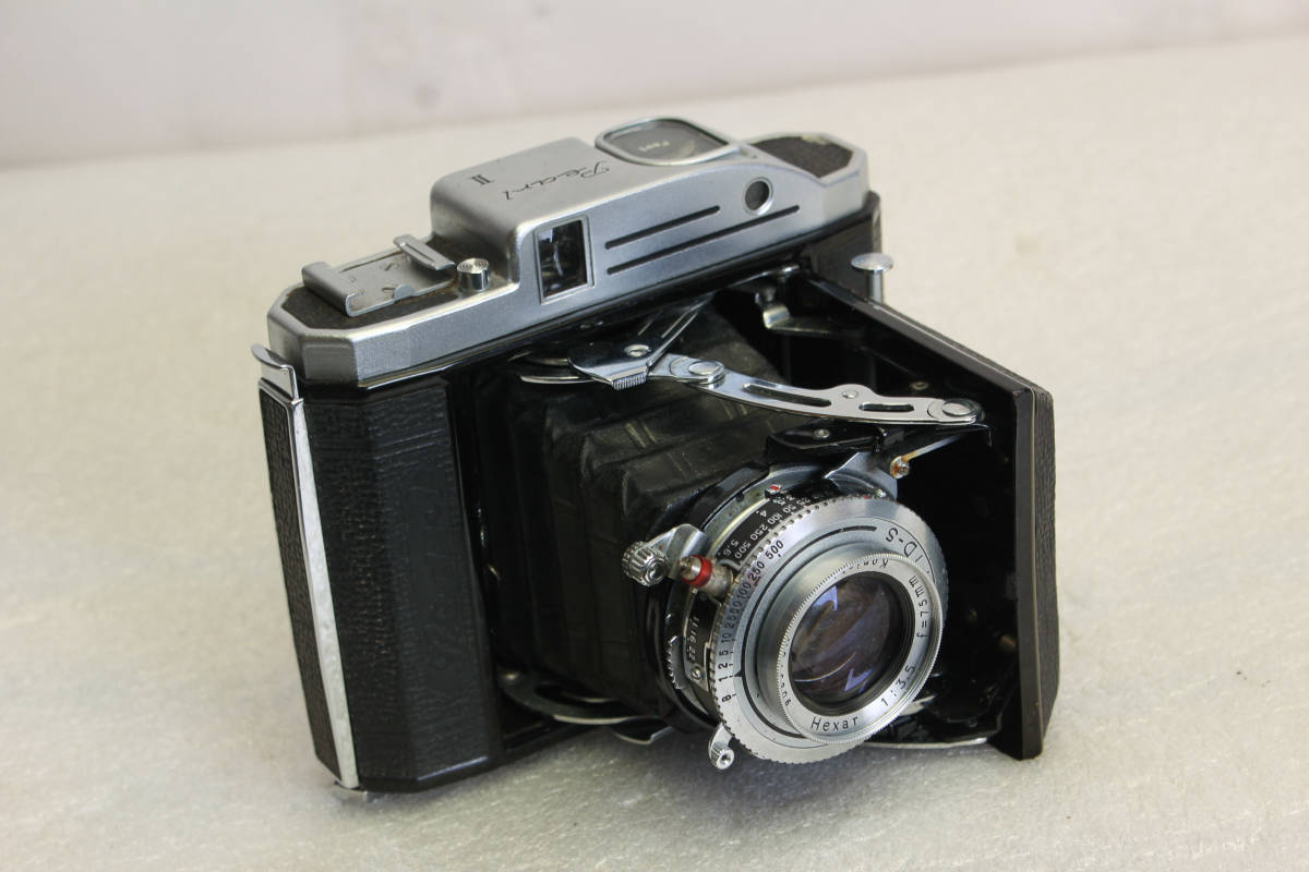 送料520円。現状。小西六　Peari Ⅱ　パールⅡ　Hexar 75mmF3.5 645サイズ　　管理B6