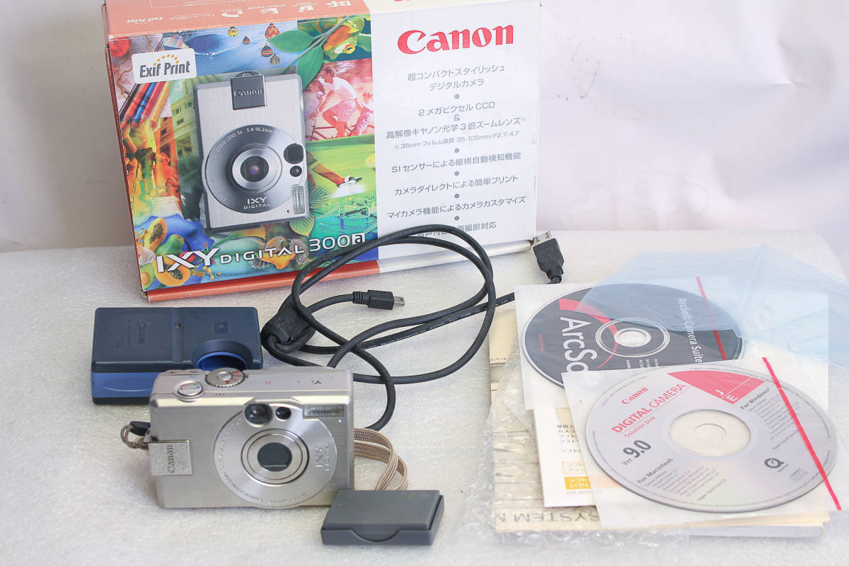 公式 中古。CANON キヤノン IXY DIGITAL 300a イクシー デジタルカメラ