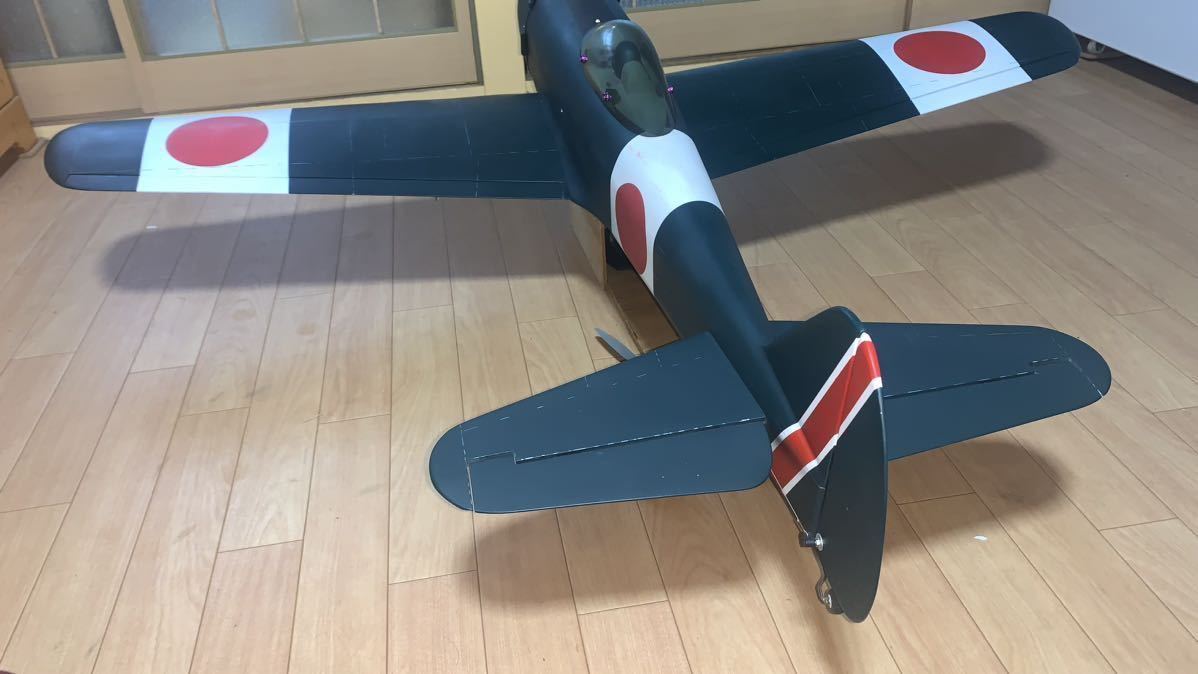中島 キ-84 はやて - 1/6 スケール バルサ材 Nakajima Ki-84 Hayateラジコン飛行機　格納式ランディングスタッド R/C (手渡し/佐川急便)_画像3