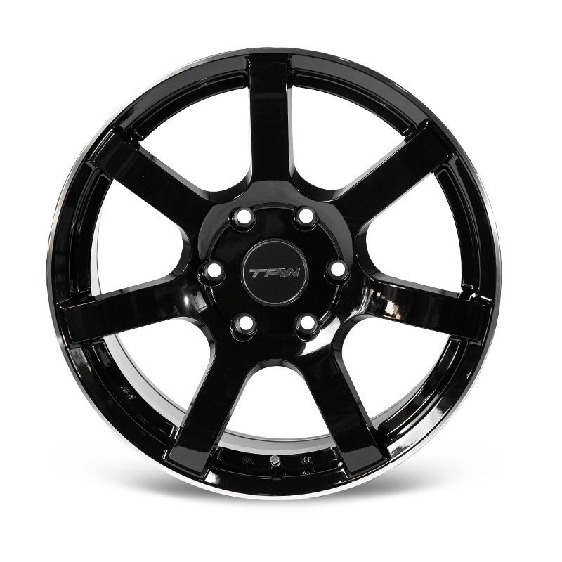 ▼特価▼ 200系 ハイエース アルミホイール TAW Styling6 グロスブラック リムマシニング 18×8.0J +37 6H139.7 ホイール 4本セット_画像2