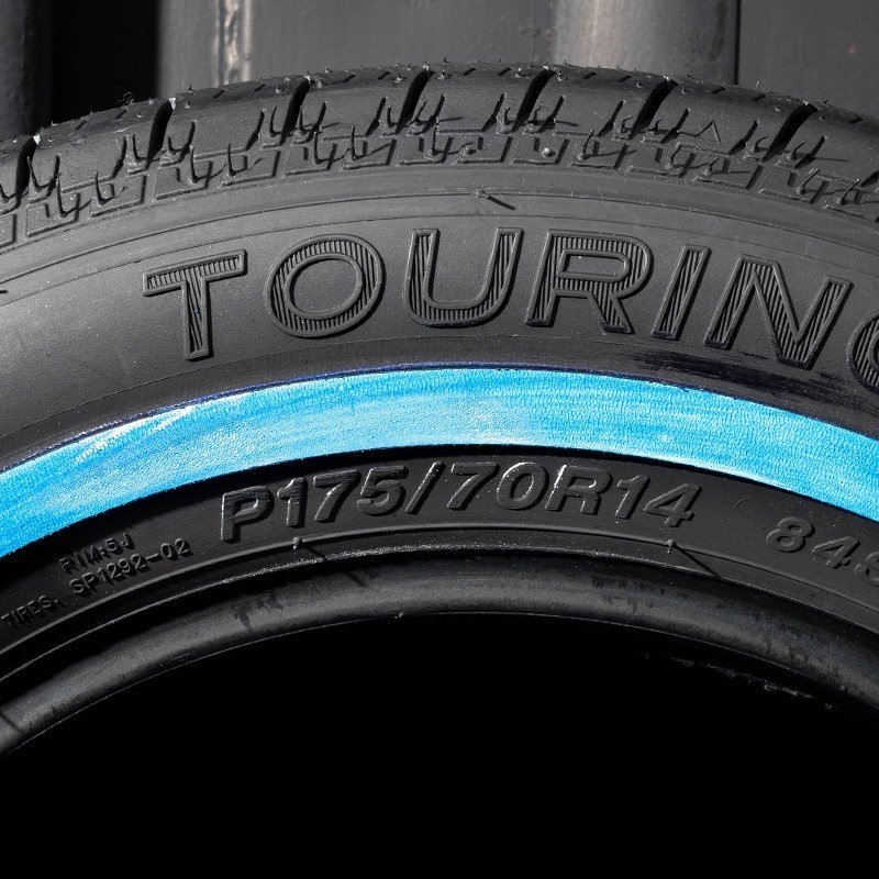 □特価□ REMINGTON レミントン TOURING LX スキニー ホワイトリボンタイヤ 175/70R14 2本セット ワイヤーホイールに最適 カプリス キャデ_画像4