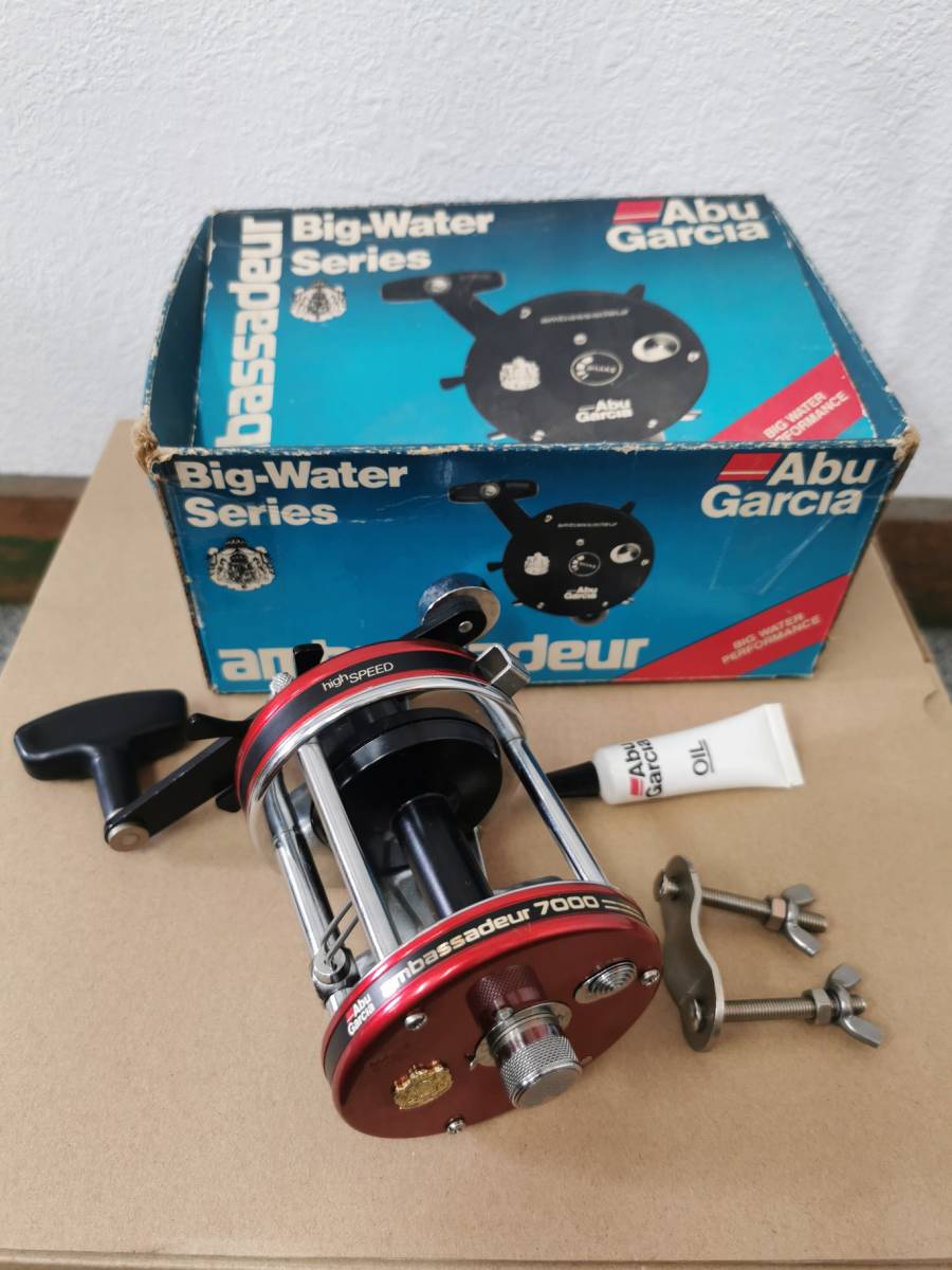 unused Abu Garcia reel Ambassador 7000 out box attaching Sweden made high  speed Abu Garcia ambassadeur 7000 made in sweden: Real Yahoo auction salling