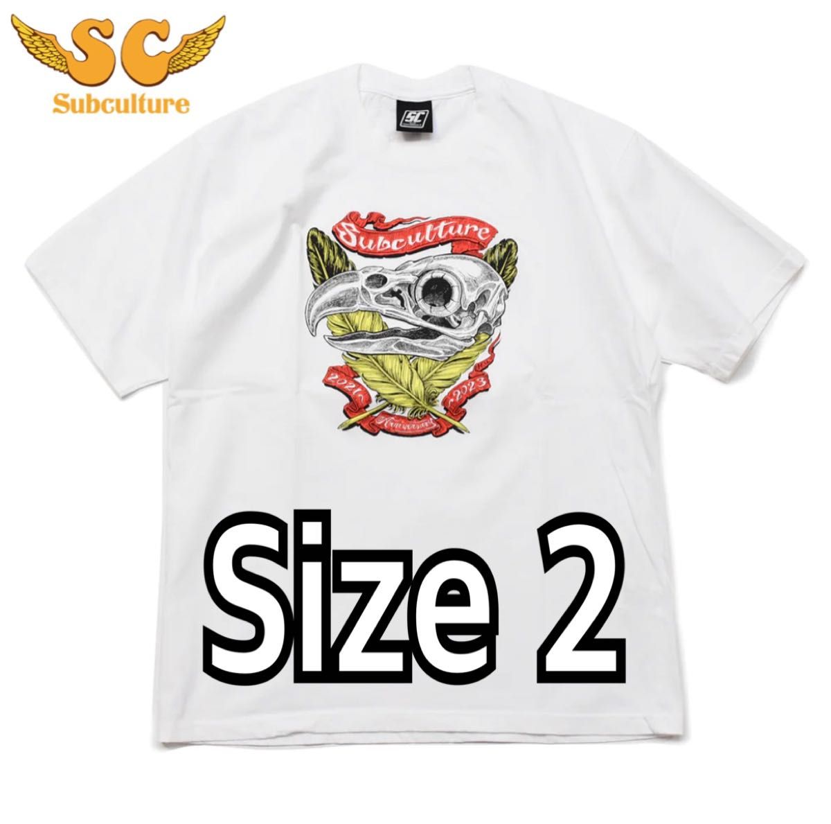 SC SUBCULTURE EAGLE SKULL HEAD T-SHIRT 白 Yahoo!フリマ（旧）-