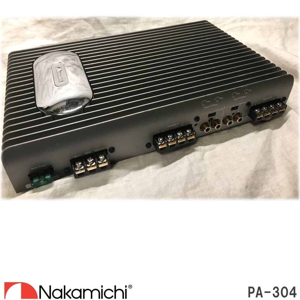 Nakamichi PA-304 power amplifier (45W x4ch) Piaa nisimo