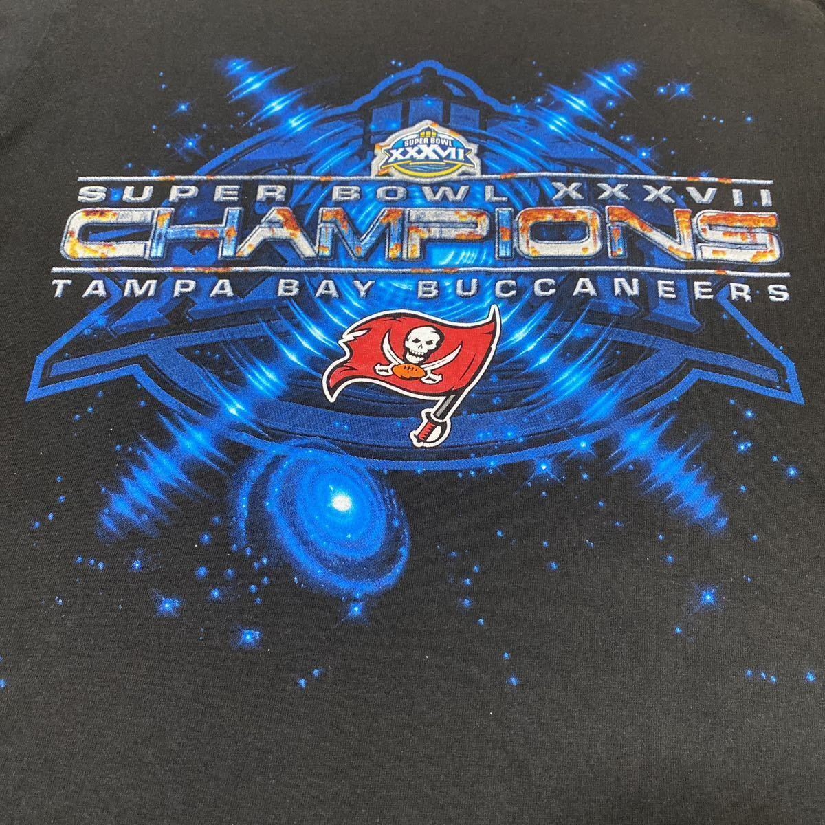 00s Lee SPORT NFL TampaBay Buccaneers タンパベイ・バッカニアーズ プリント Tシャツ M USA古着 アメリカ古着の画像6