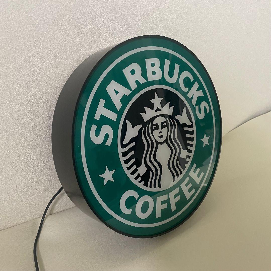 スターバックス 旧ロゴ看板ライトレプリカ Starbucks スタバ スターバックス 旧ロゴ看板ライトレプリカ Starbucks スタバ