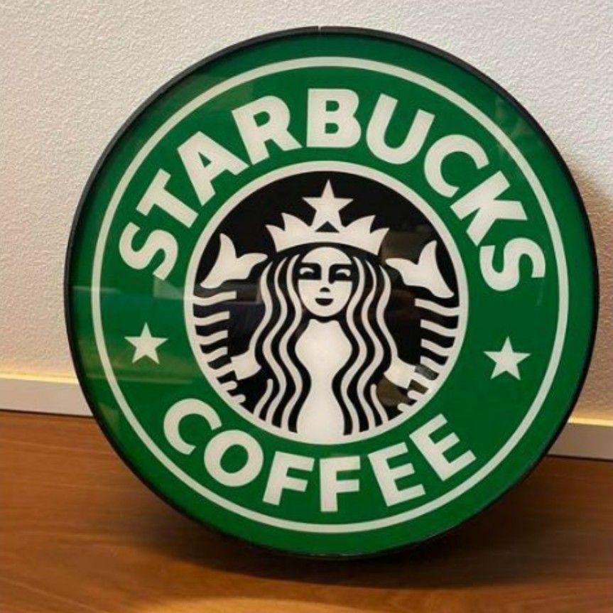 スターバックス 旧ロゴ看板ライトレプリカ Starbucks スタバ スターバックス 旧ロゴ看板ライトレプリカ Starbucks スタバ