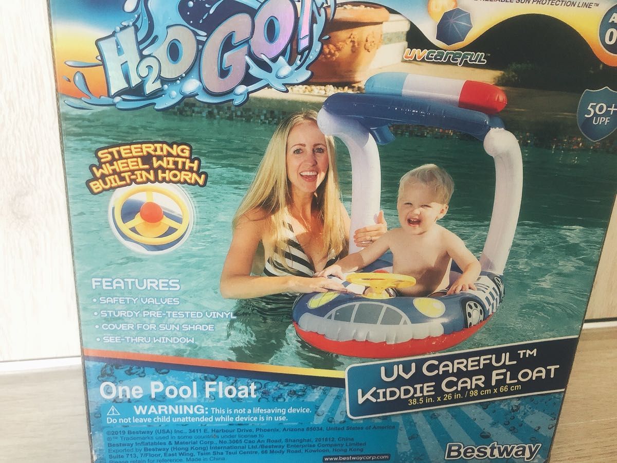 usa限定　H2O got  屋根つき　子供　フロート　浮き輪　パトカー