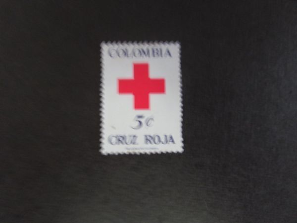 済　コロンビア　義務税赤十字社　1種完　19_画像1