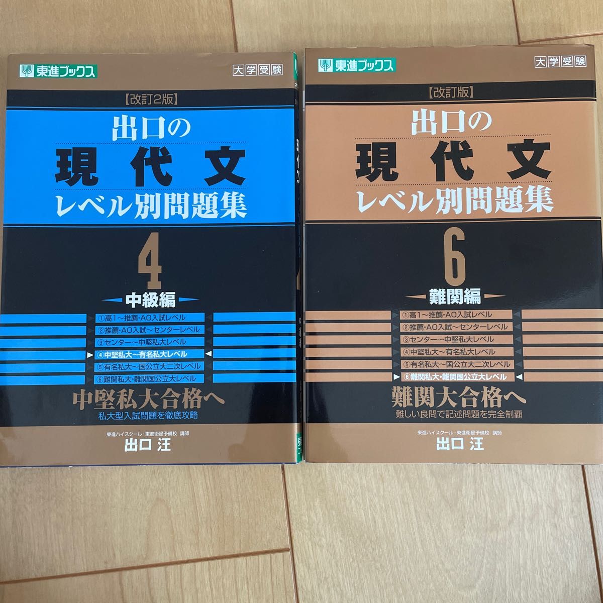 出口の現代文レベル別問題集4中級編 出口の現代文レベル別問題集6難関編