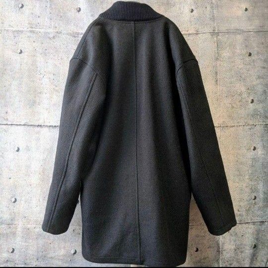 希少 Girbaud X Momentodue ヴィンテージ リバーシブル ウールコート 70-80s 13万相当