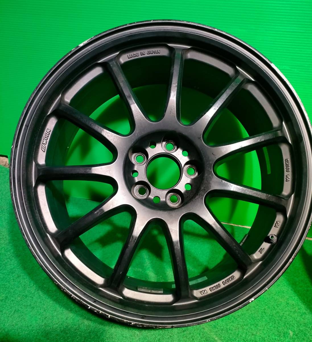 【WORK EMOTION 11R】18X7.5JJ ET47 5H/100 4本セット！_画像6