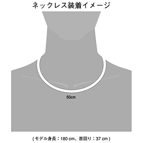 ファイテン(phiten) ネックレス RAKUWAネック ゼネラルモデル カーボンブラック 50cm A452_画像7
