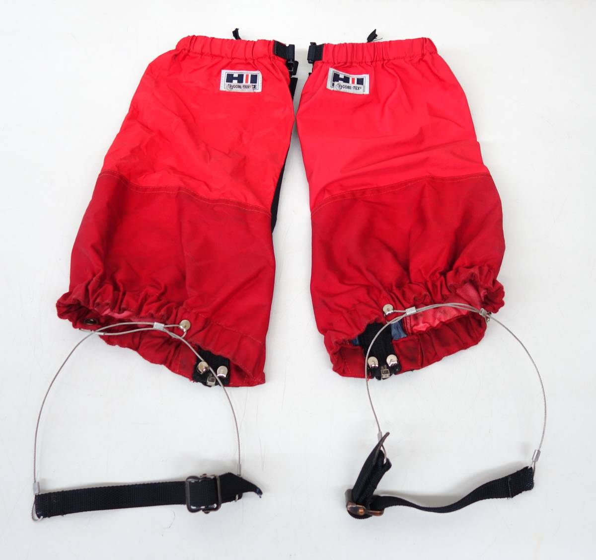 OUTDOOR outdoor *BLACK FACE Black Face * leg cover long gaiters RED/BLK *GORE-TEX Gore-Tex fabric 