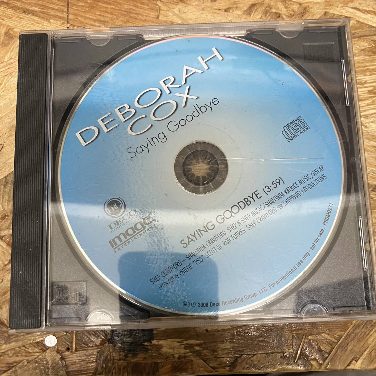 ◎!!!! HIPHOP,R&B DEBORAH COX - SAYING GOODBYE シングル CD 中古品_画像1