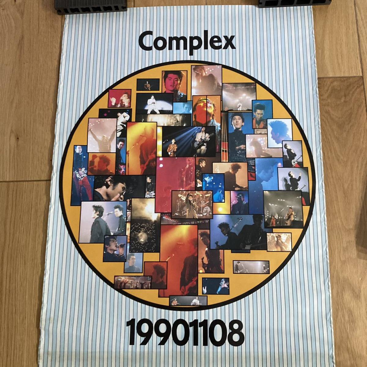 COMPLEX コンプレックス ポスター 吉川晃司 布袋寅泰 19901108 販促用非売品ポスター BOOWY_画像1