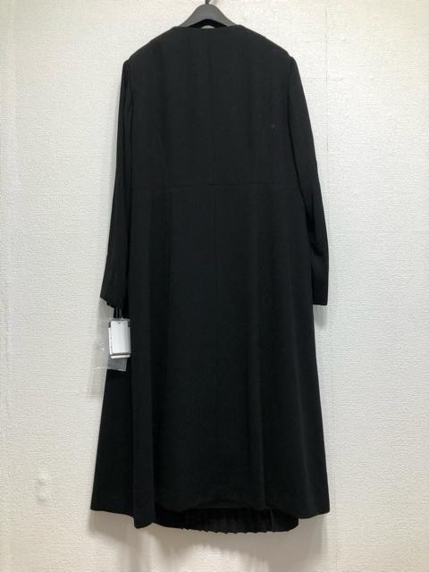 新品☆4L喪服礼服ブラックフォーマル黒すっきりワンピース体型カバー☆☆u123_画像8