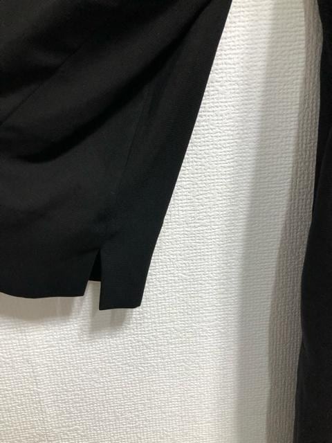 新品☆6L喪服礼服ブラックフォーマル黒すっきりワンピース体型カバー☆u120_画像3