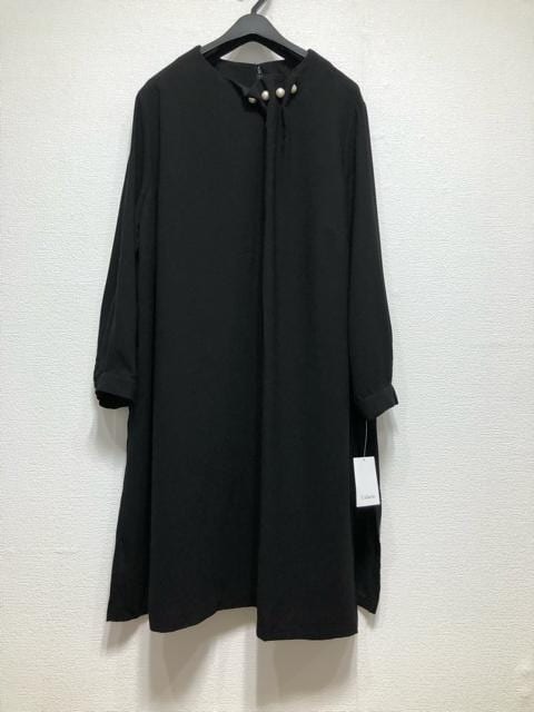 新品☆4L喪服礼服チュニック&ワイドパンツ黒フォーマルセットアップ☆u246