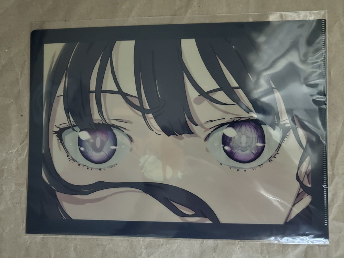 リコリス・リコイル展 A4 クリアファイル 井ノ上たきな 目 顔 リコリス・リコイル展 A4 クリアファイル 井ノ上たきな 目 顔