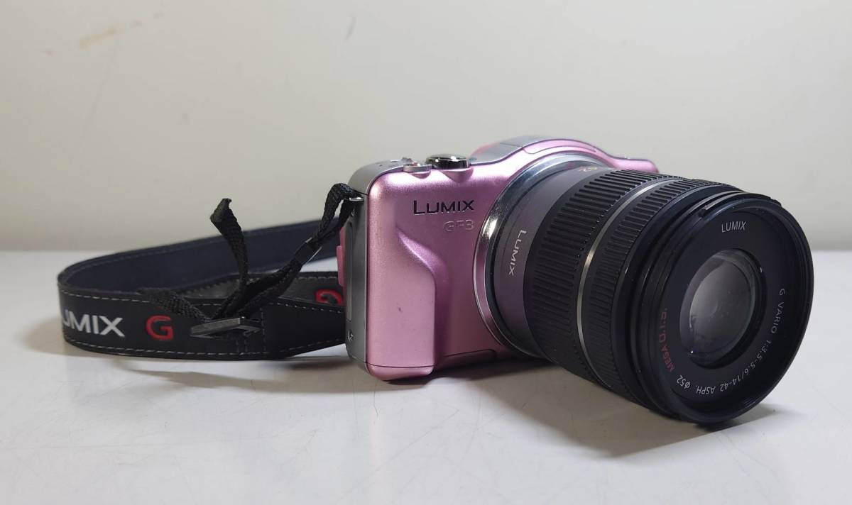 KN4047 【ジャンク】 Panasonic LUMIX DMC-GF3 ミラーレス一眼 カメラ