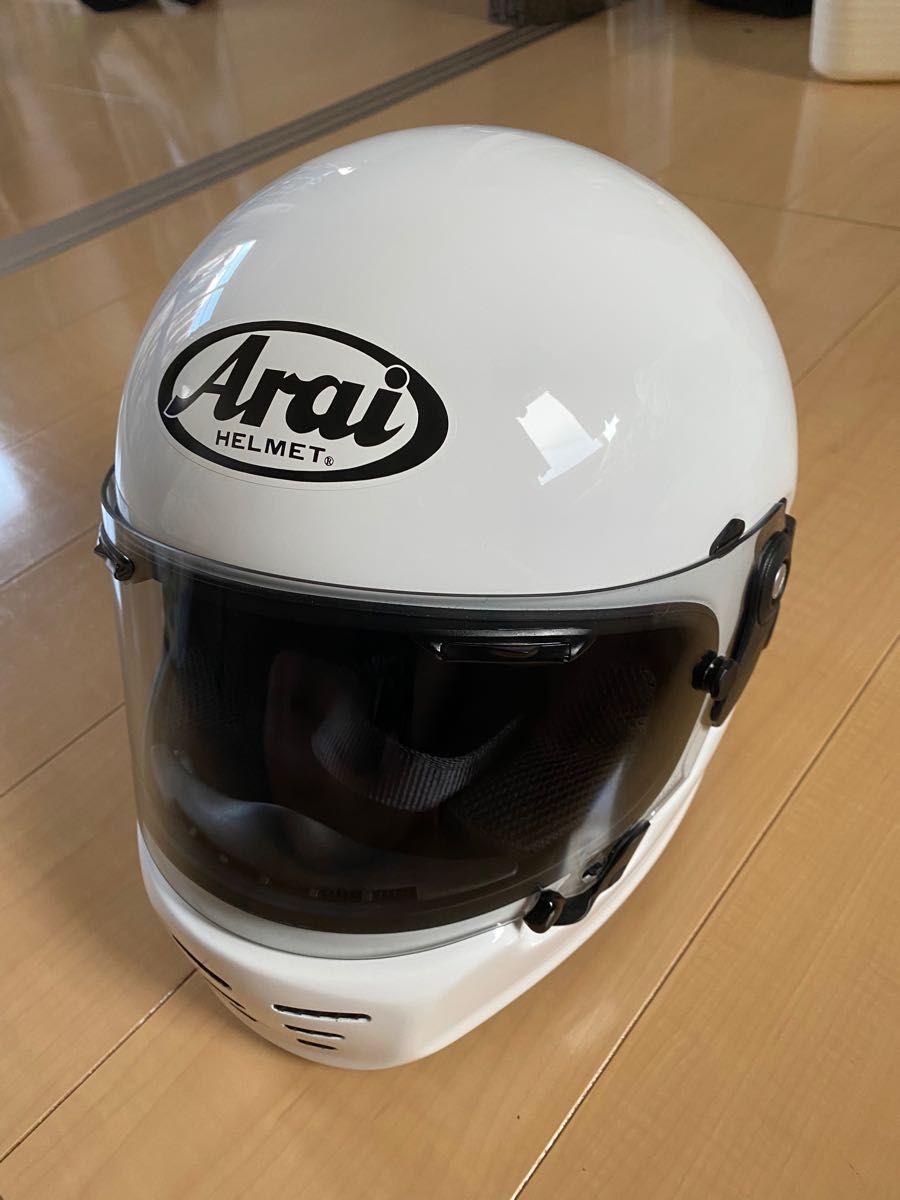 極美品 アライ ラパイドネオ ホワイト Mサイズ 57・58cm Arai 極美品 アライ ラパイドネオ ホワイト Mサイズ 57・58cm Arai