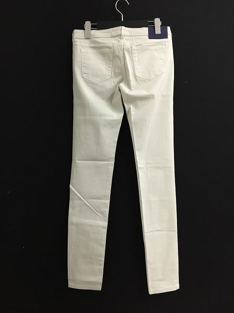 kavare rear tos Carna CAVALLERIA TOSCANA skinny stretch chinos center Press light gray 27 PAW008DR001 col.1050 men's 