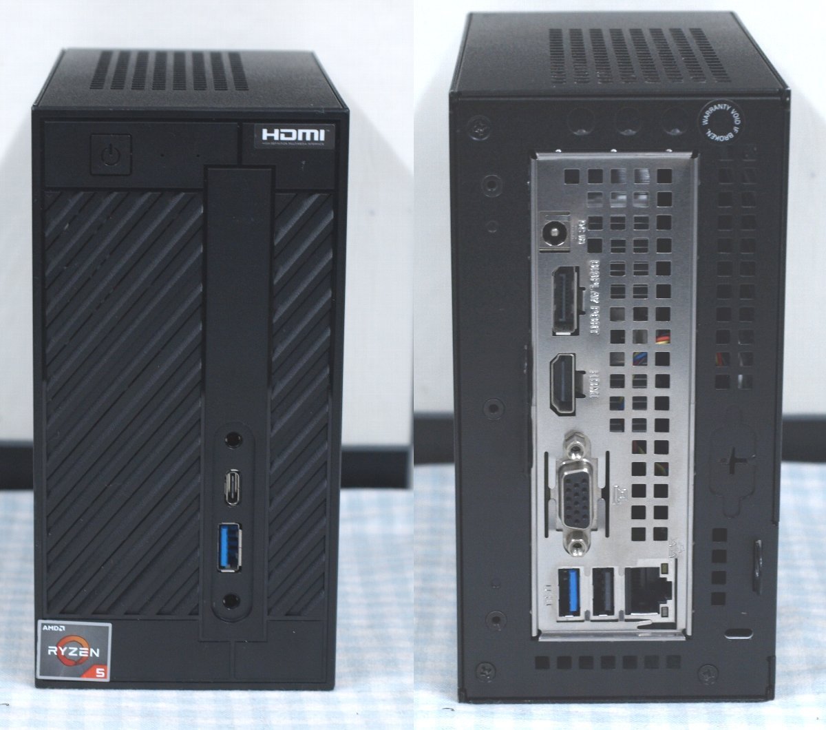 NoT210☆ASRock Deskmini A300 Ryzen5 2400G 3.6GHz/16GBRAM/SSD256GB