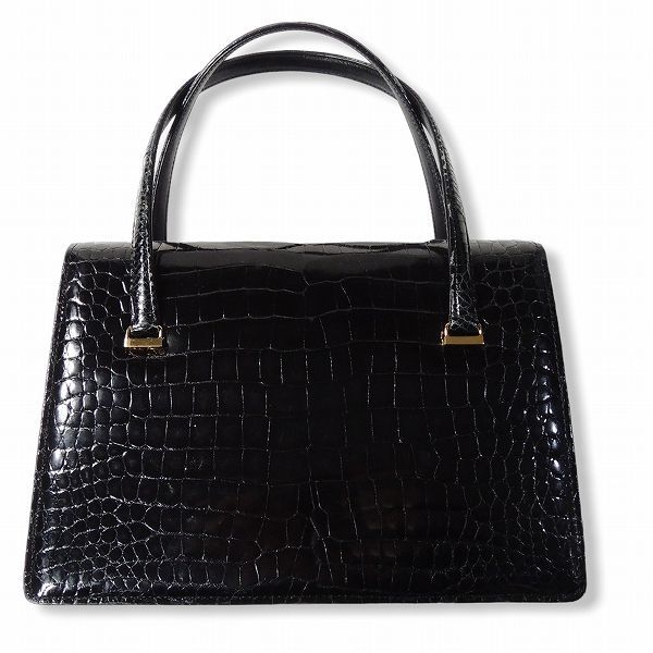 NO BRAND JRAタグ シャイニングクロコフォーマルバッグ [42I0603 NO BRAND JRAタグ シャイニングクロコフォーマルバッグ [42I0603