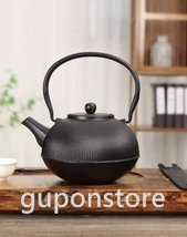 高品質 茶壺☆手彫り鉄壺 鉄やかん 鉄分補給 茶道具 対応 鉄やかん 鉄分補給 鉄びん900ml★ 定番-089_画像5